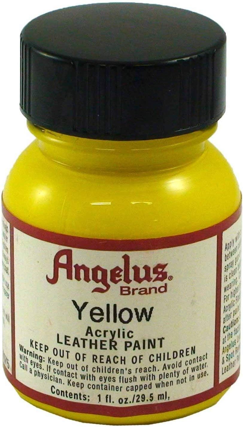 Pintura acrílica Angelus, 1 onza, 1 Ounce, #75 Amarillo