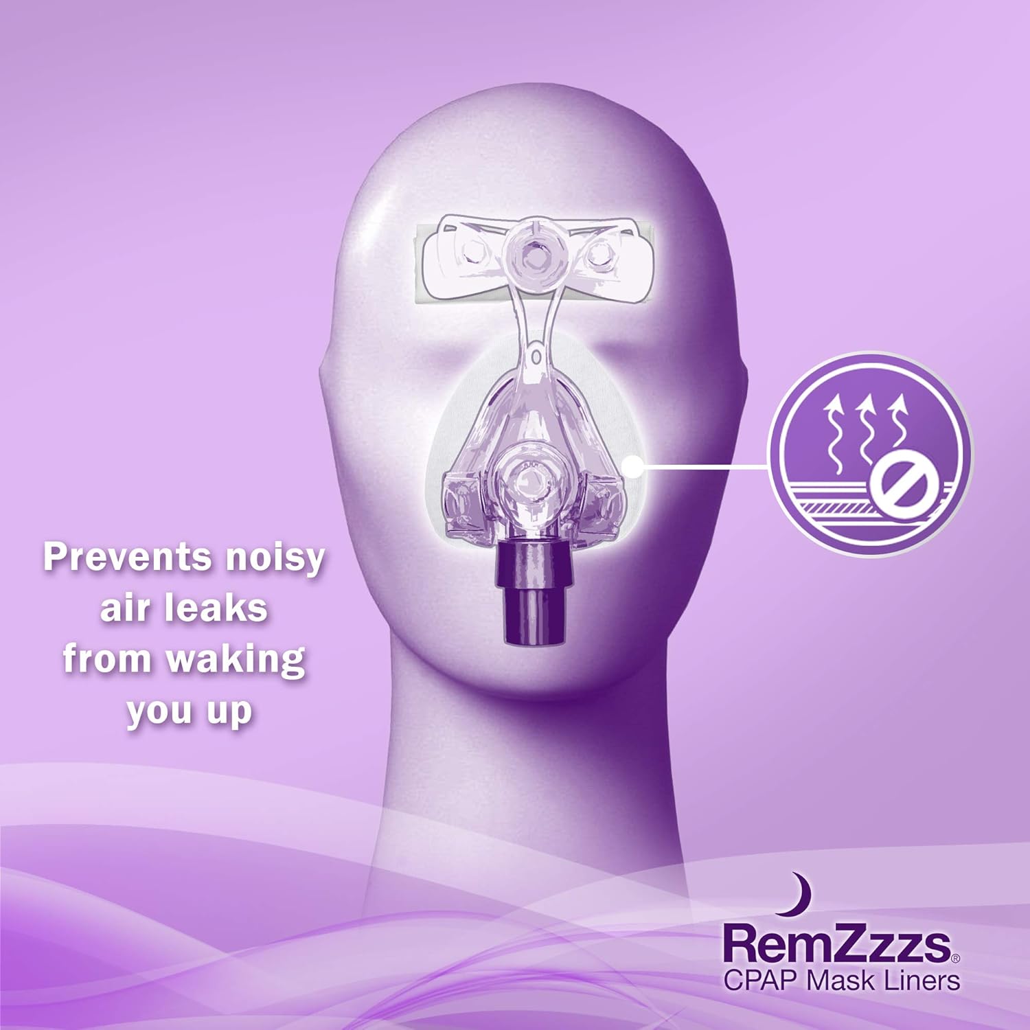 RemZzzs Nasal Cpap Mask Liners (K10-NS) - Reduce las fugas de aire ruidosas y ampollas dolorosas - Suministros y accesorios Cpap - Compatible con - Imagen 8