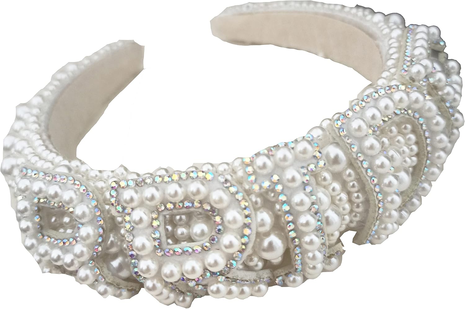 Corona de perlas nupciales, diadema de novia tiara para despedida de soltera, despedida de soltera, boda, luna de miel, regalo de despedida de
