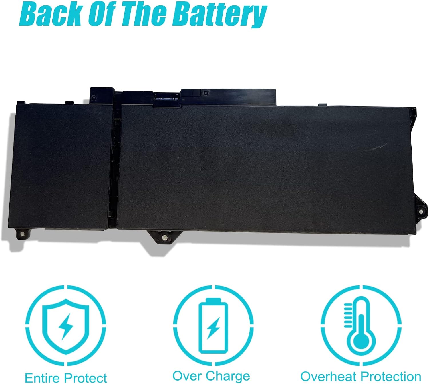 64Wh GRT01 – Batería de repuesto para laptop Dell Latitude 14 5421 5431 15 5521 5531 Precision 3470 3561 3571 Alienware m17 R5 AMD Series 0R05P0