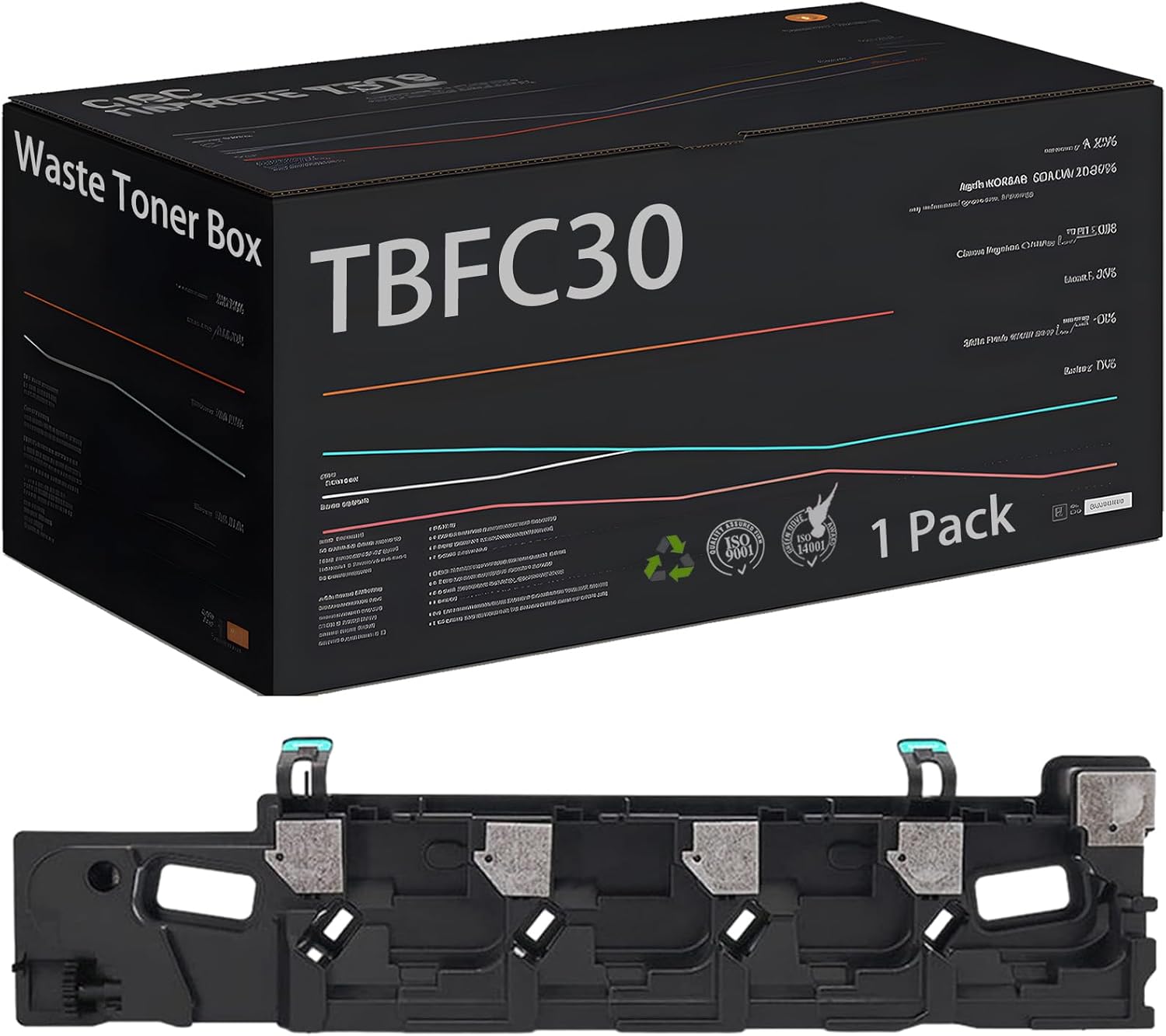 TBFC30 PS-TBFC30 Caja de tóner residual compatible con impresoras Toshiba E Studio 2000AC 2010AC 2050C 2051C 2500AC 2510AC 2520AC 2550C 2551C (1
