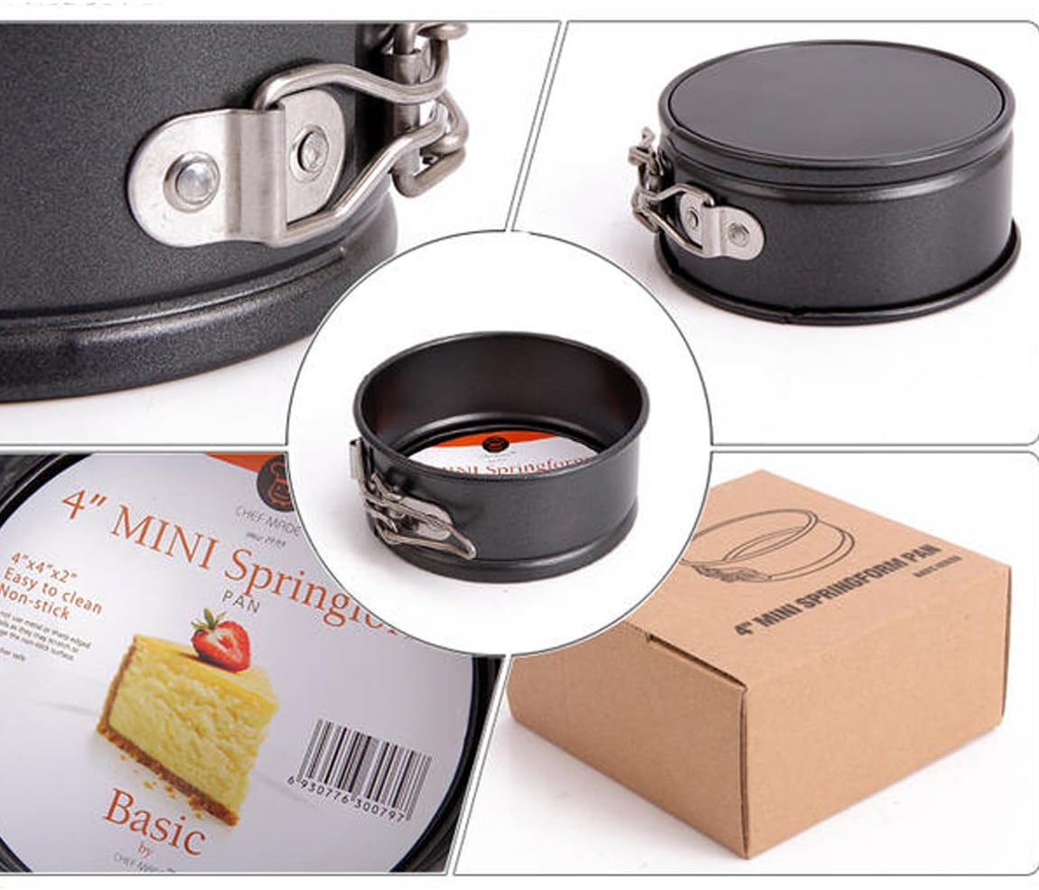 CAN_Deal Mini molde desmontable antiadherente de 4 pulgadas con hebilla