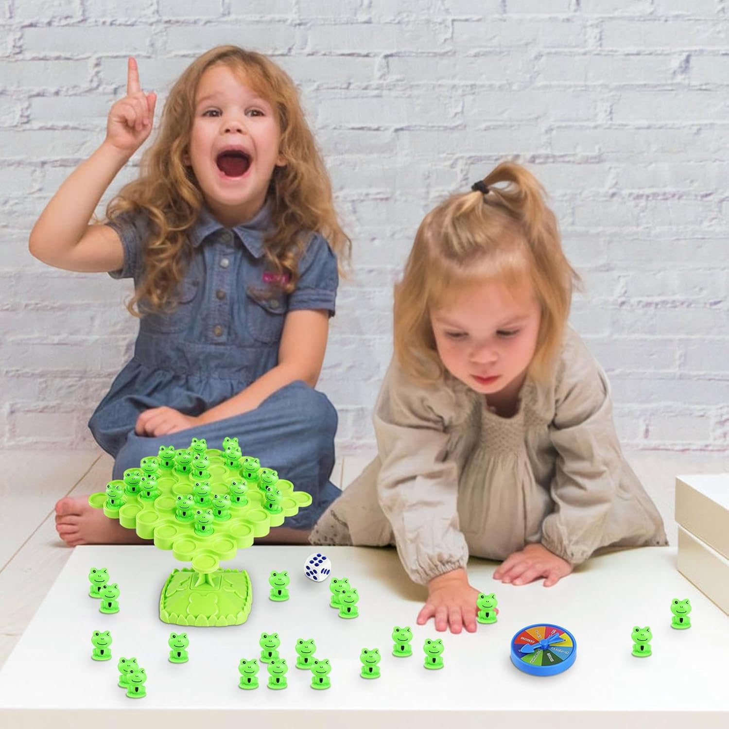 Juego de mesa de árbol de equilibrio de rana, juegos de equilibrio para niños, juguetes de árbol de equilibrio de rana ABS para niños, juguete de