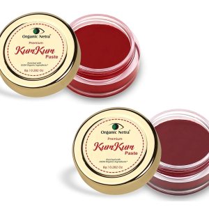 Organic Netra Pasta SindoorKumkum  Impermeable de larga duración, a prueba de manchas  Color rojo profundo puro y natural, de larga duración Organic Netra Pasta SindoorKumkum  Impermeable de larga duración, a prueba de manchas  Color rojo profundo puro y natural, de larga duración