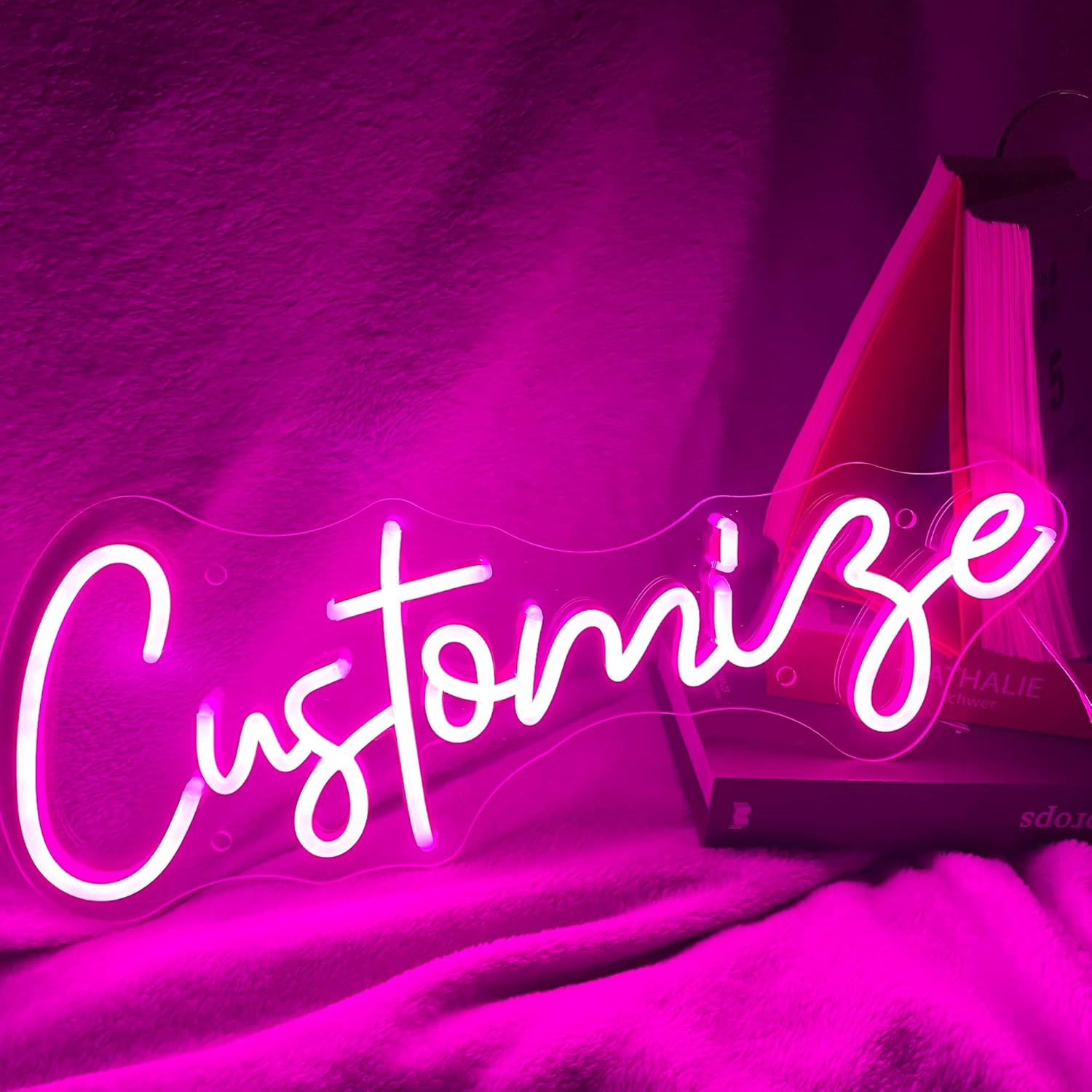 Letreros de neón personalizados personaliza tu espacio con una iluminación vibrante, letrero de neón personalizable para decoración del hogar,