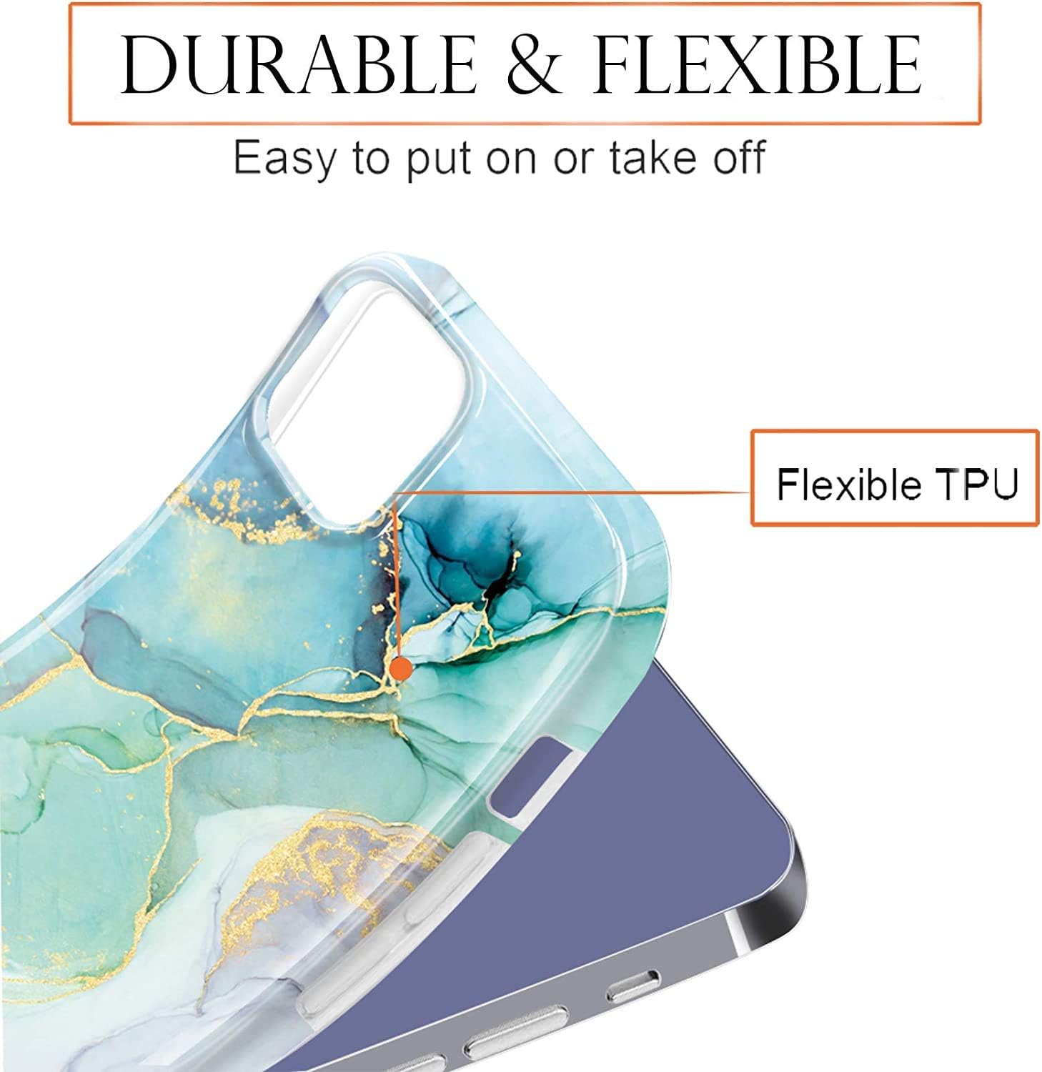 luolnh Funda dorada brillante compatible con iPhone 15 Plus, diseño de mármol, a prueba de golpes, delgada y suave, funda de silicona para iPhone 15