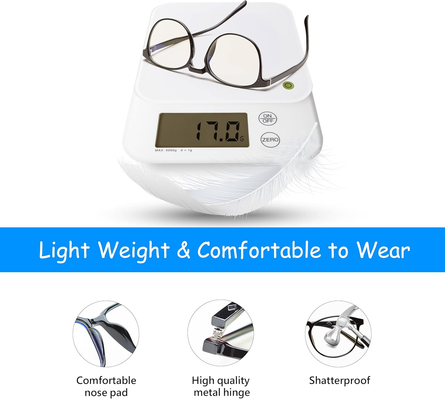 Gafas de bloqueo de luz azul para televisión, teléfono, computadora, pantalla de juegos para hombres y mujeres, marco TR90, anti fatiga ocular UV,