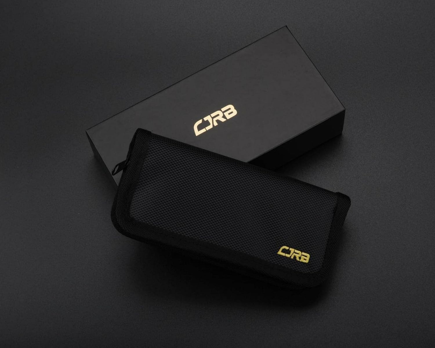 CJRB – Cuchillo plegable pirita (J1925) AR-RPM9 hoja y mango de acero inoxidable PVD negro con bloqueo de botón EDC Navaja de bolsillo con clip