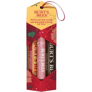Burts Bees Mistletoe Kiss Kit Unisex 2021-0.15oz Bálsamo labial hidratante de granada, brillo labial de peonía de 0.09 onzas, bálsamo labial teñido Burts Bees Mistletoe Kiss Kit Unisex 2021-0.15oz Bálsamo labial hidratante de granada, brillo labial de peonía de 0.09 onzas, bálsamo labial teñido