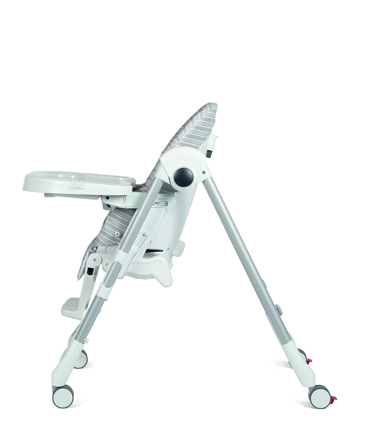Prima Pappa Zero 3 – Silla alta para niños recién nacidos hasta los 3 años de edad, fabricada en Italia, color dorado (blanco y dorado)