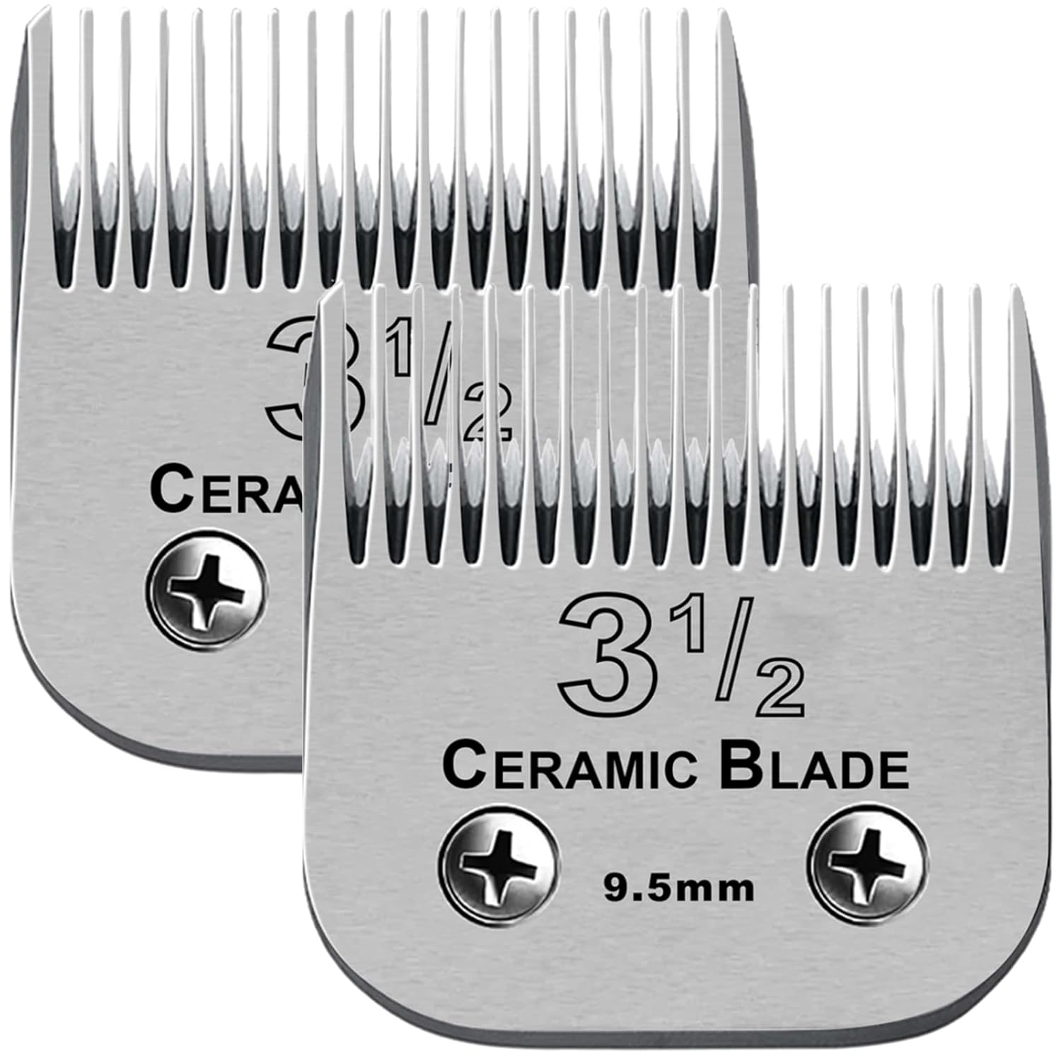 Cuchillas de cerámica de repuesto desmontables profesionales 3-12. Compatible con Oster Classic 76Power ProPower-TeqStar-Teq Clipper. Compatible con