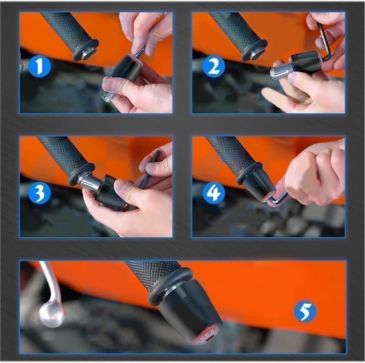 Para Y&AMAHA Xmax X-MAX X MAX 300 XMAX300 X-MAX300 2017 2018 Accesorios de motocicleta Manillar Grip End Cap Moto Handle Grips