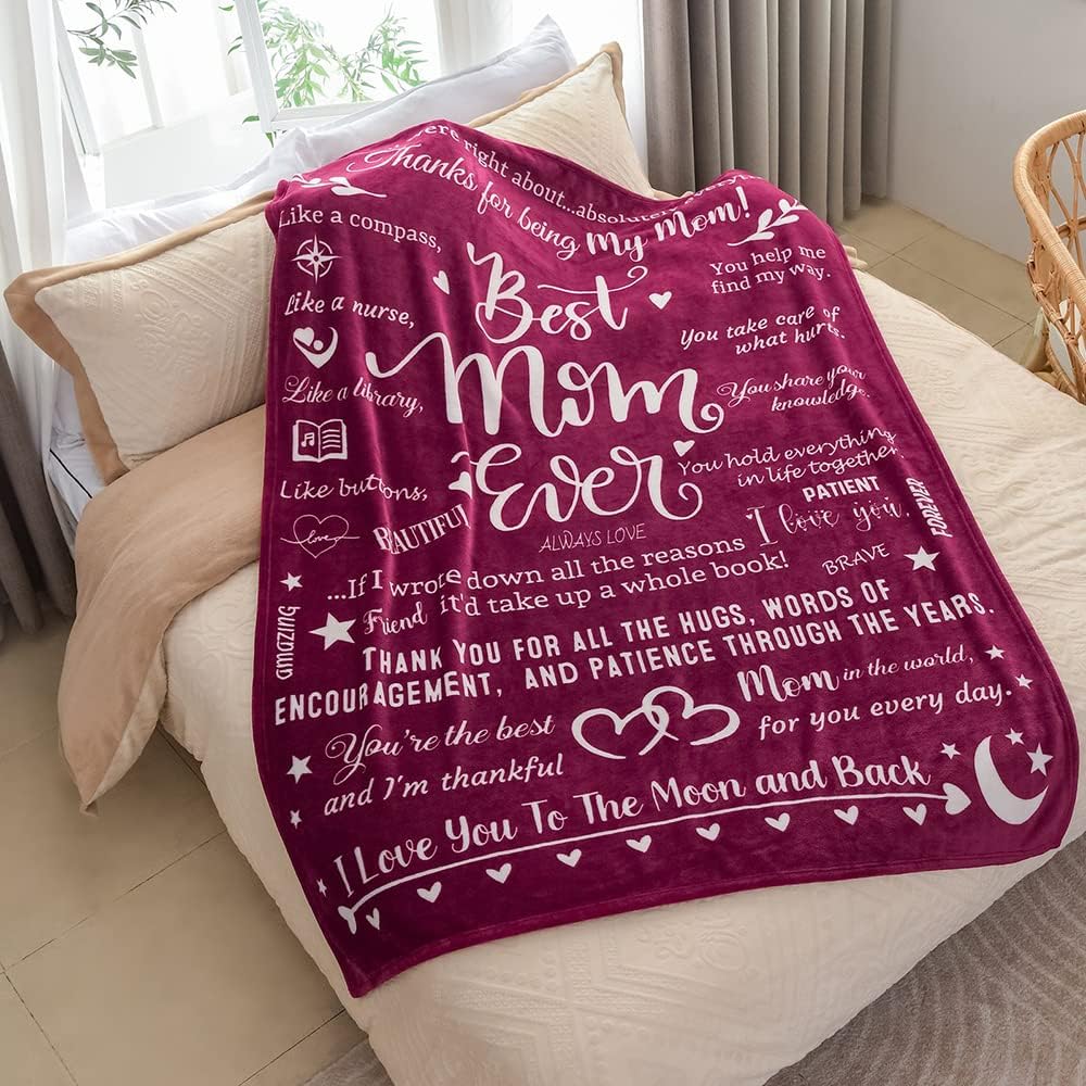 Mantas para el Día de la Madre, regalos para mamá, mantas para la mejor mamá del mundo, mantas para madre, regalos de cumpleaños para mamá, mantas