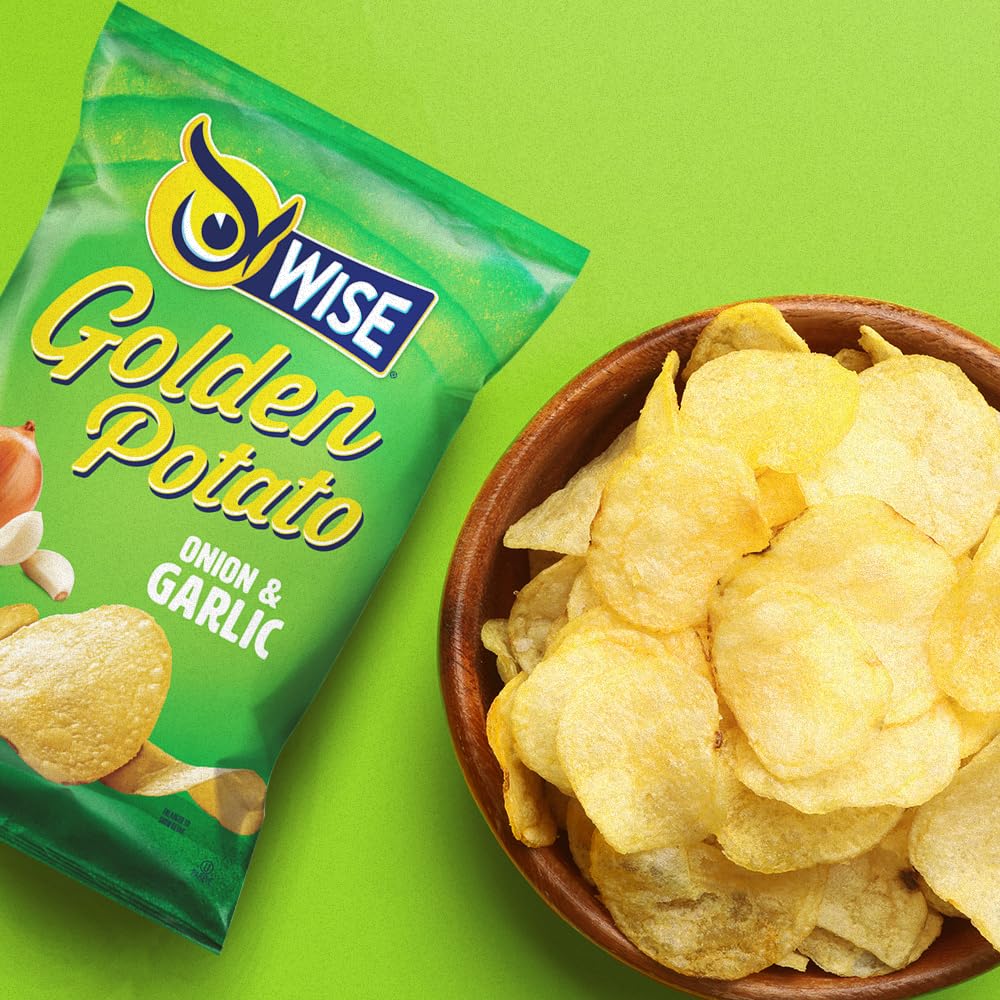 Wise Snacks Chips a granel para aperitivos divertidos y sabrosos, 7.5 onzas (12 unidades) sin gluten, 0.00 oz de grasa trans, sin conservantes