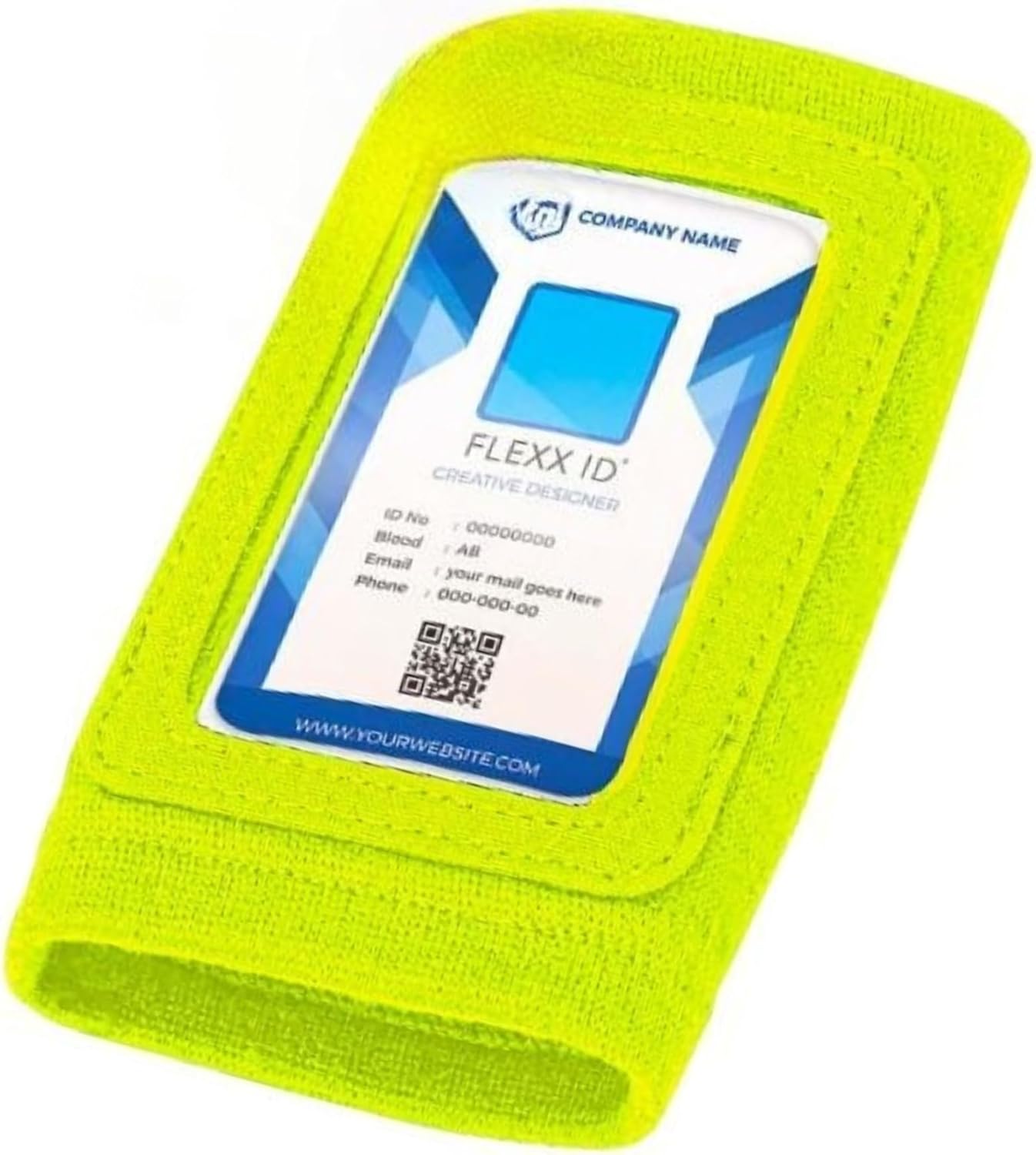PRO – Cartera segura con soporte para brazo de ventana transparente habilitada para RFID con bolsillo de velcro, acceso rápido manos libres para
