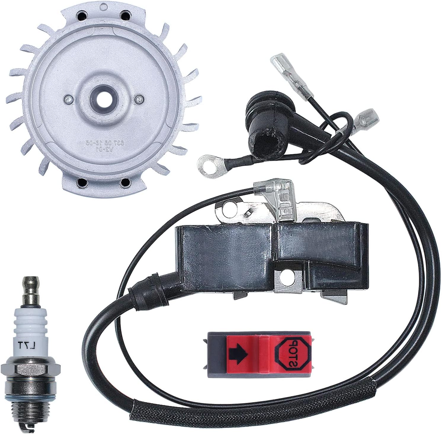 Para Husqvarna 365 372 372XP 371 362 Para piezas de motosierra, kit de volante, 537051605, 537 16 22-04, 544 04 71-01.