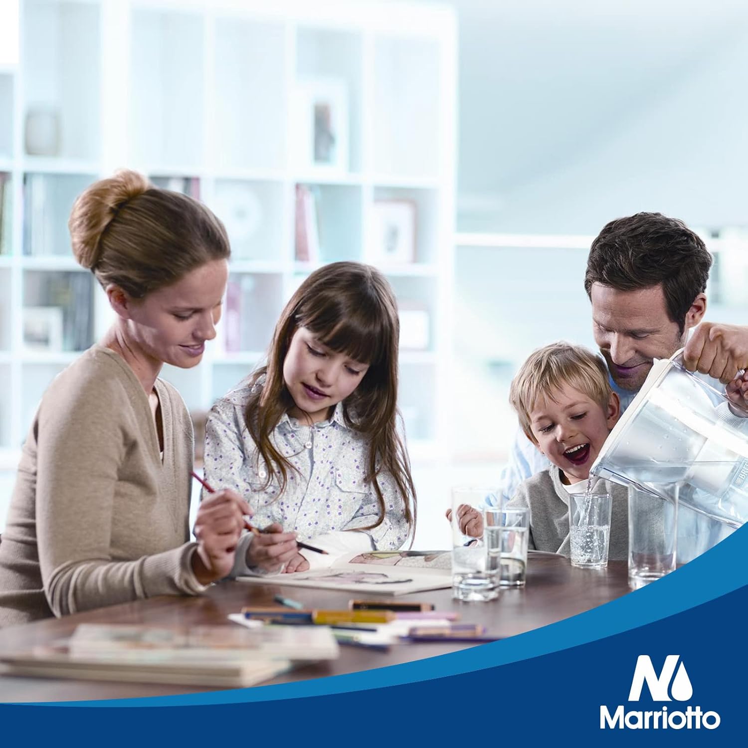 MARRIOTTO Filtro de agua para refrigerador MRW1 compatible con Whirlpool W10295370A, EDR1RXD1, filtro 1, W10295370, P4RFWB, P8RFWB2L, 46-9930,