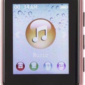 Reproductor de MP3 de pantalla táctil completa de 1.8 pulgadas, reproductor de música Bluetooth 5.0 con ROM de cuerpo de 8 GB, expansión de tarjeta Reproductor de MP3 de pantalla táctil completa de 1.8 pulgadas, reproductor de música Bluetooth 5.0 con ROM de cuerpo de 8 GB, expansión de tarjeta