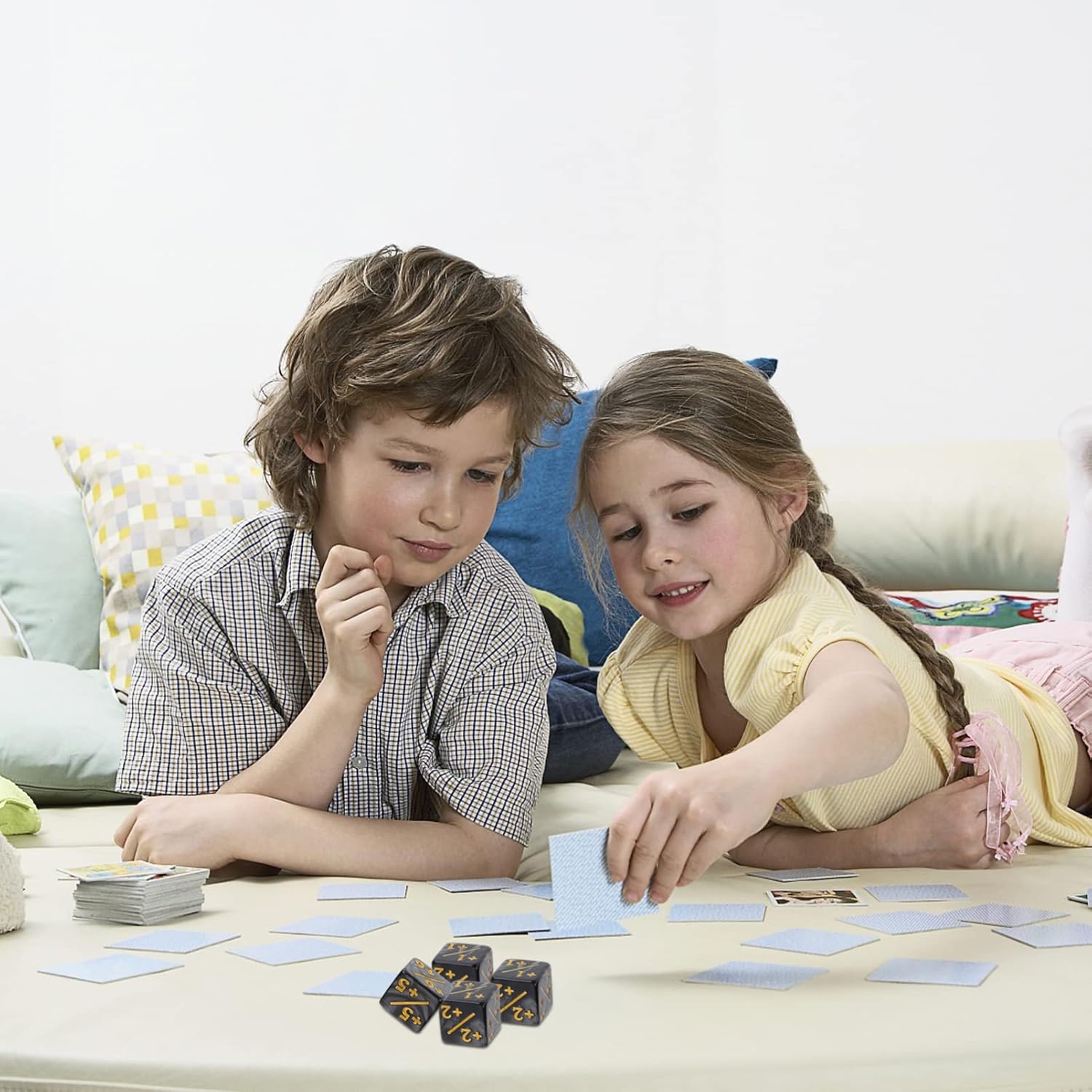 Zerodeko Juego de dados de 24 piezas de dados de acrílico, dados de reunión, dados de lealtad D6 para niños, juguetes de aprendizaje, juguetes para