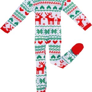 E-TING Ropa de Papá Noel, pijamas, camisón para muñeca elfa, accesorios de Navidad E-TING Ropa de Papá Noel, pijamas, camisón para muñeca elfa, accesorios de Navidad