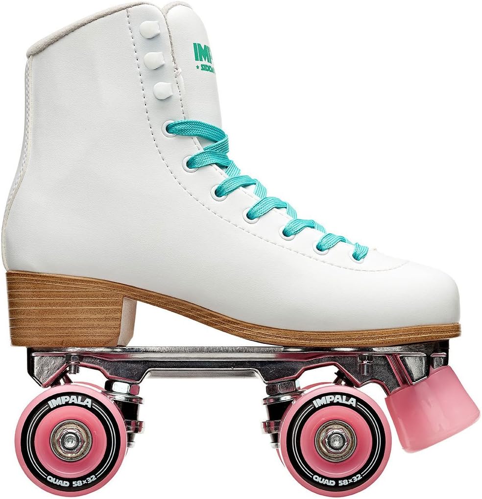Impala Rollerskates – Patines para mujer (niñas grandesadultas), Blanco 9