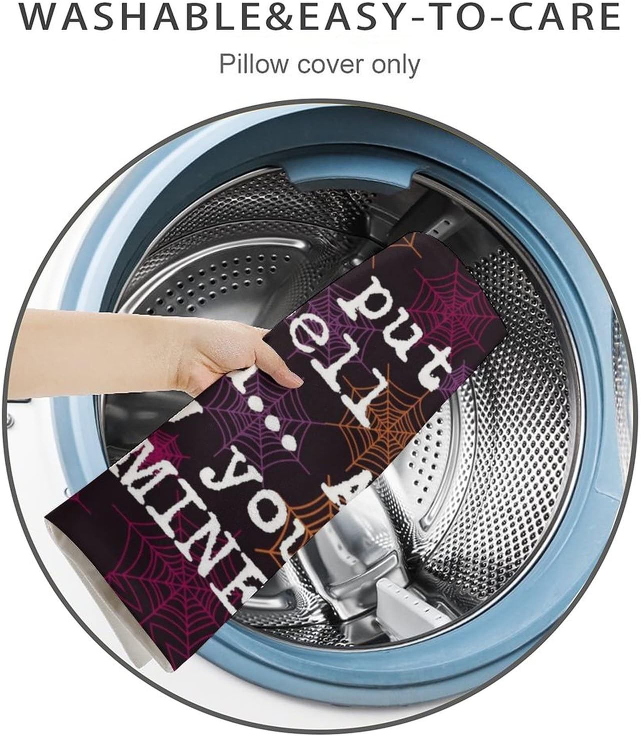 Fundas de almohada de película clásica de terror de 18 x 18 pulgadas, fundas de almohada decorativas de Halloween para decoración de fiesta temática