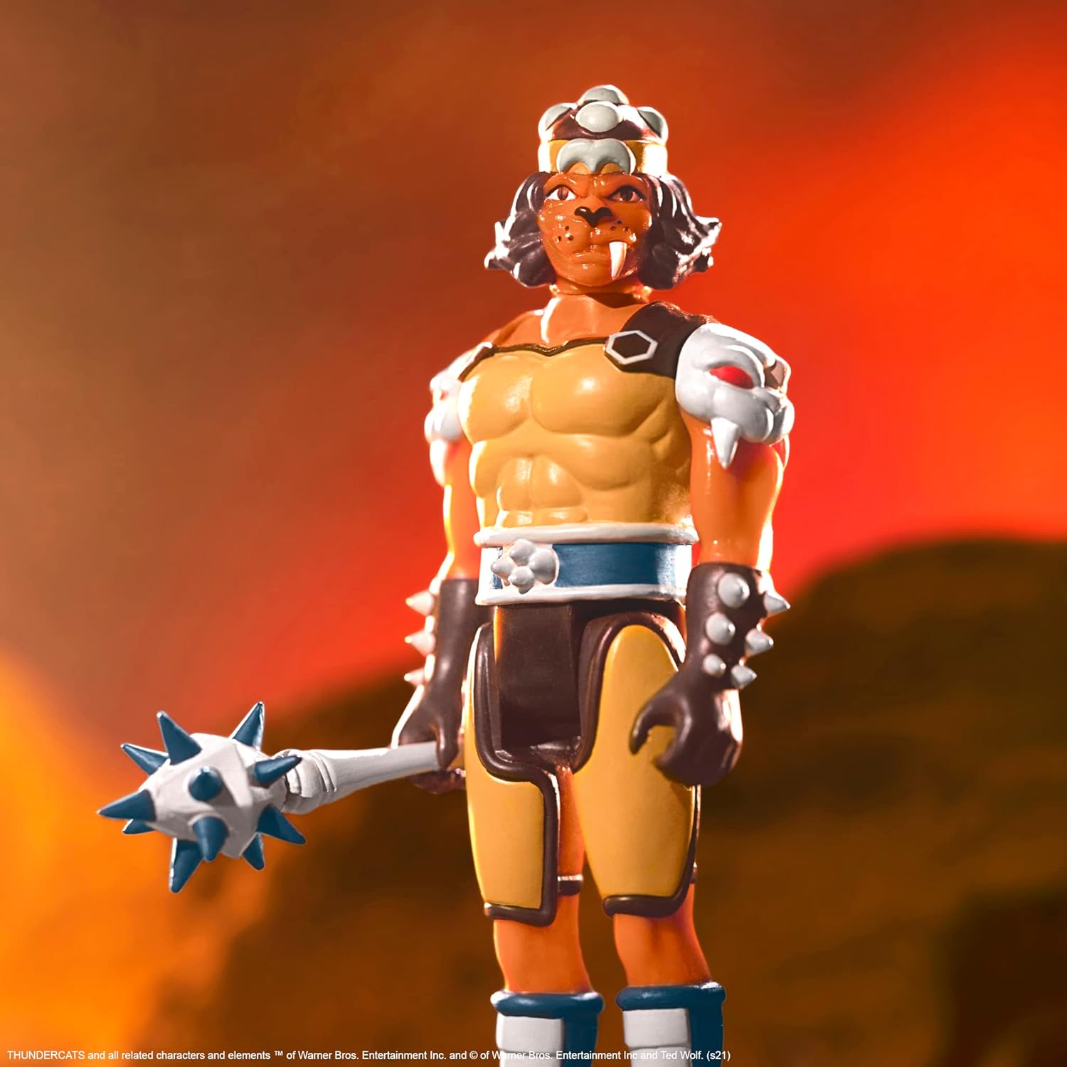 Super7 Thundercats – Figura de reacción Wave 2 – Grune The Destroyer Classic Collectibles y juguetes retro