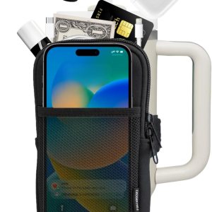 Bolsa para botella de agua para Stanley Quencher Adventure IceFlow de 20 onzas, 30 onzas, 40 onzas, soporte antideslizante para teléfono, accesorios Bolsa para botella de agua para Stanley Quencher Adventure IceFlow de 20 onzas, 30 onzas, 40 onzas, soporte antideslizante para teléfono, accesorios