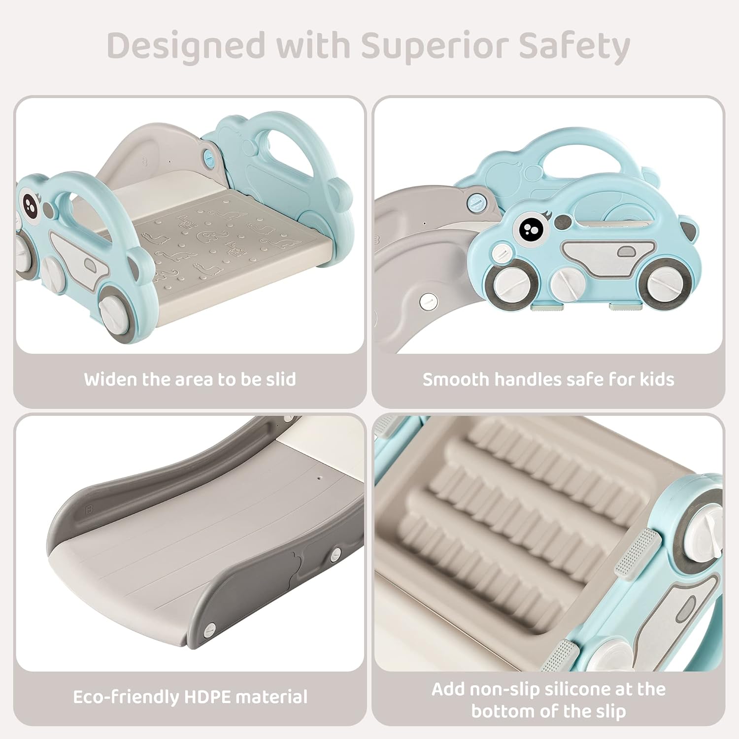 Sofá de interior para niños, accesorio deslizante para cama de niños y sofá de cunas, el mejor accesorio para parque infantil y dormitorio para