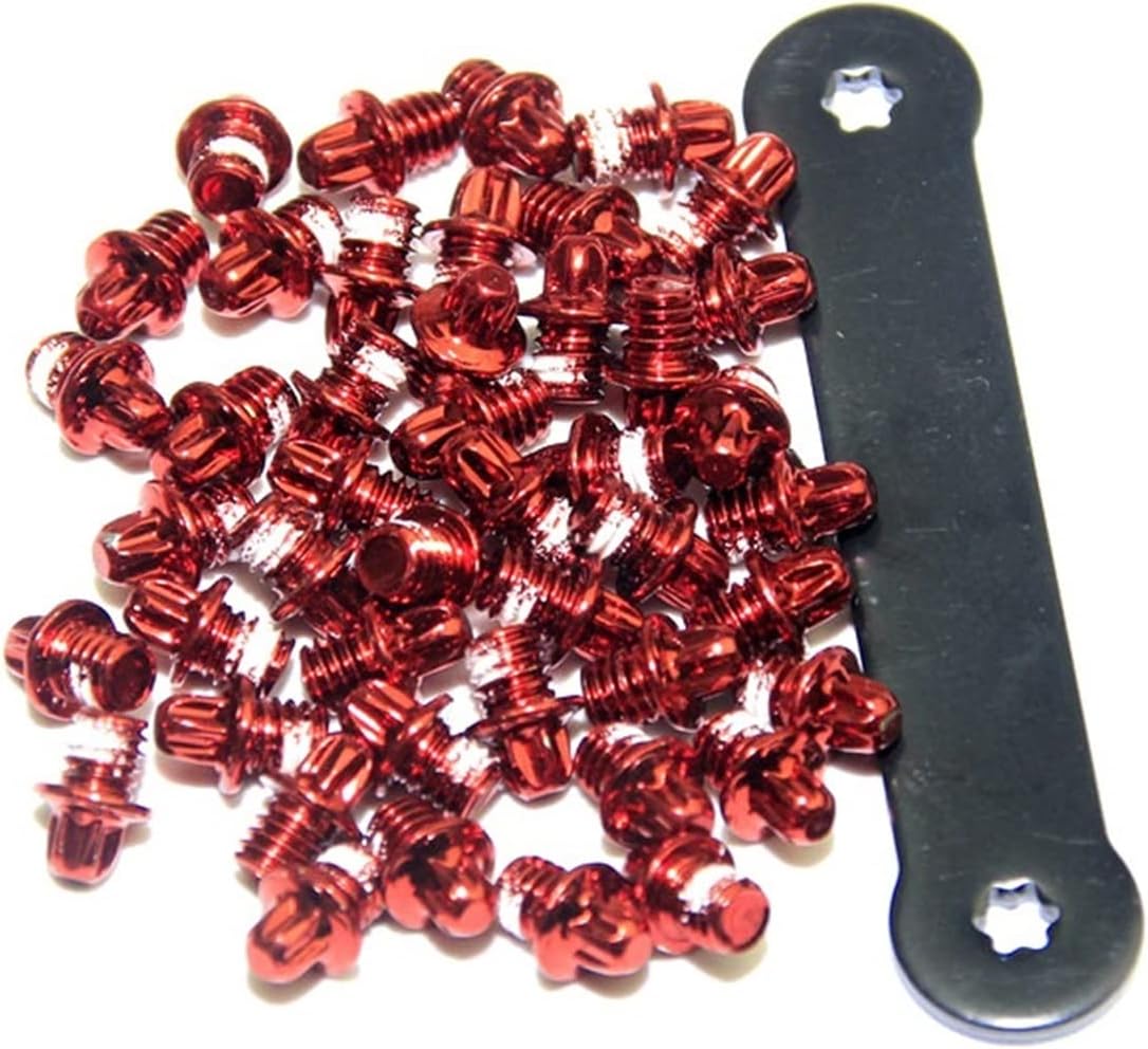 XENITE Pernos de pedal de bicicleta MTB Pedal Tornillos antideslizantes Piezas de pedal de ciclismo Pedales de pasador
