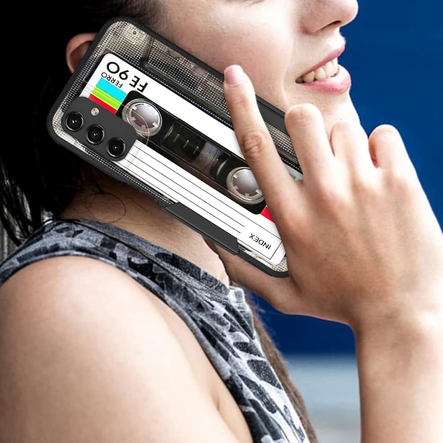 Funda para Galaxy A14 5G, doble capa híbrida resistente a prueba de golpes, policarbonato duro, silicona suave, TPU, funda protectora para Samsung
