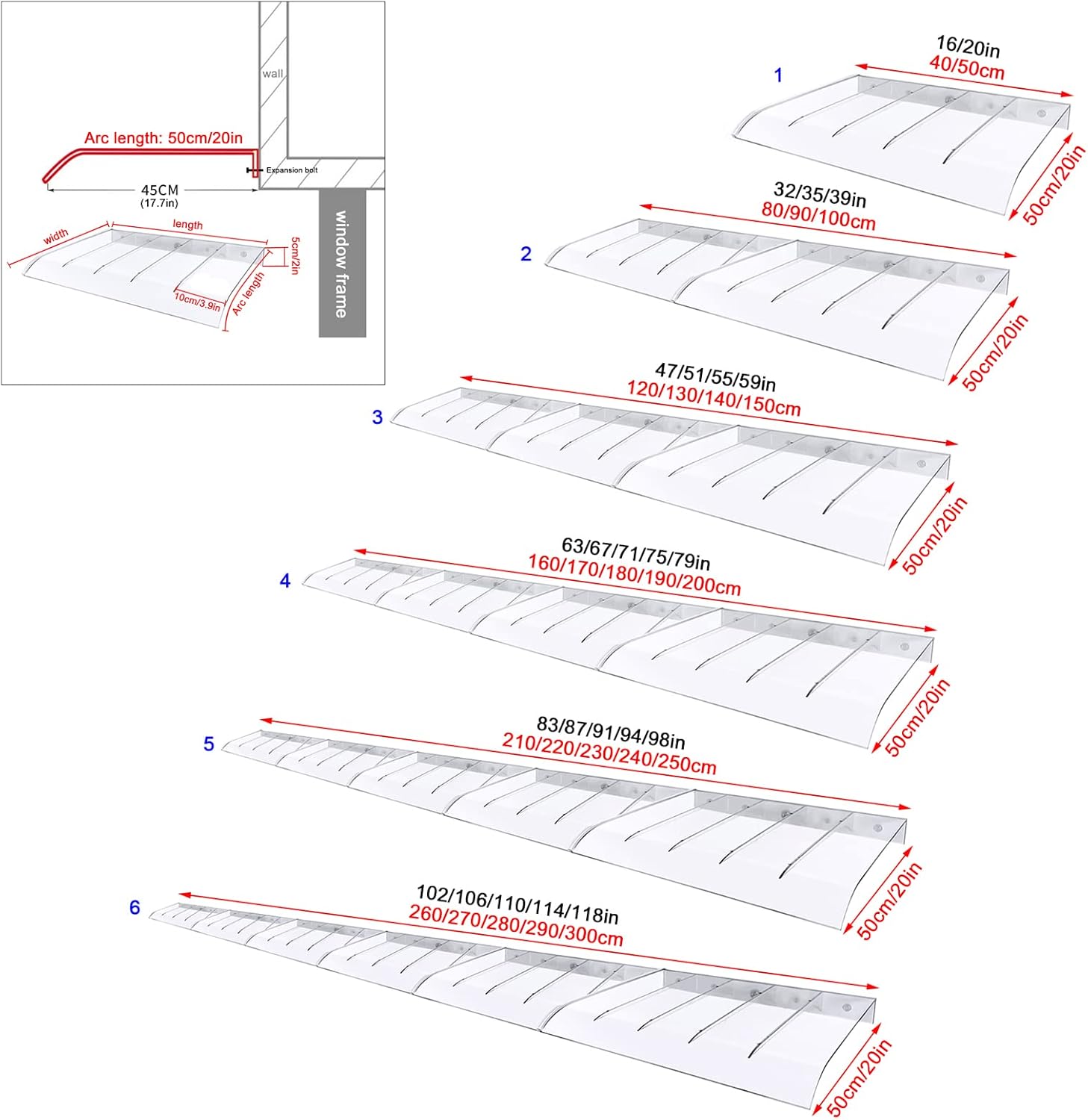Toldo para ventana de patio, toldo para puerta, toldo para puerta de patio al aire libre, toldo de patio al aire libre, protección UV, lluvia y