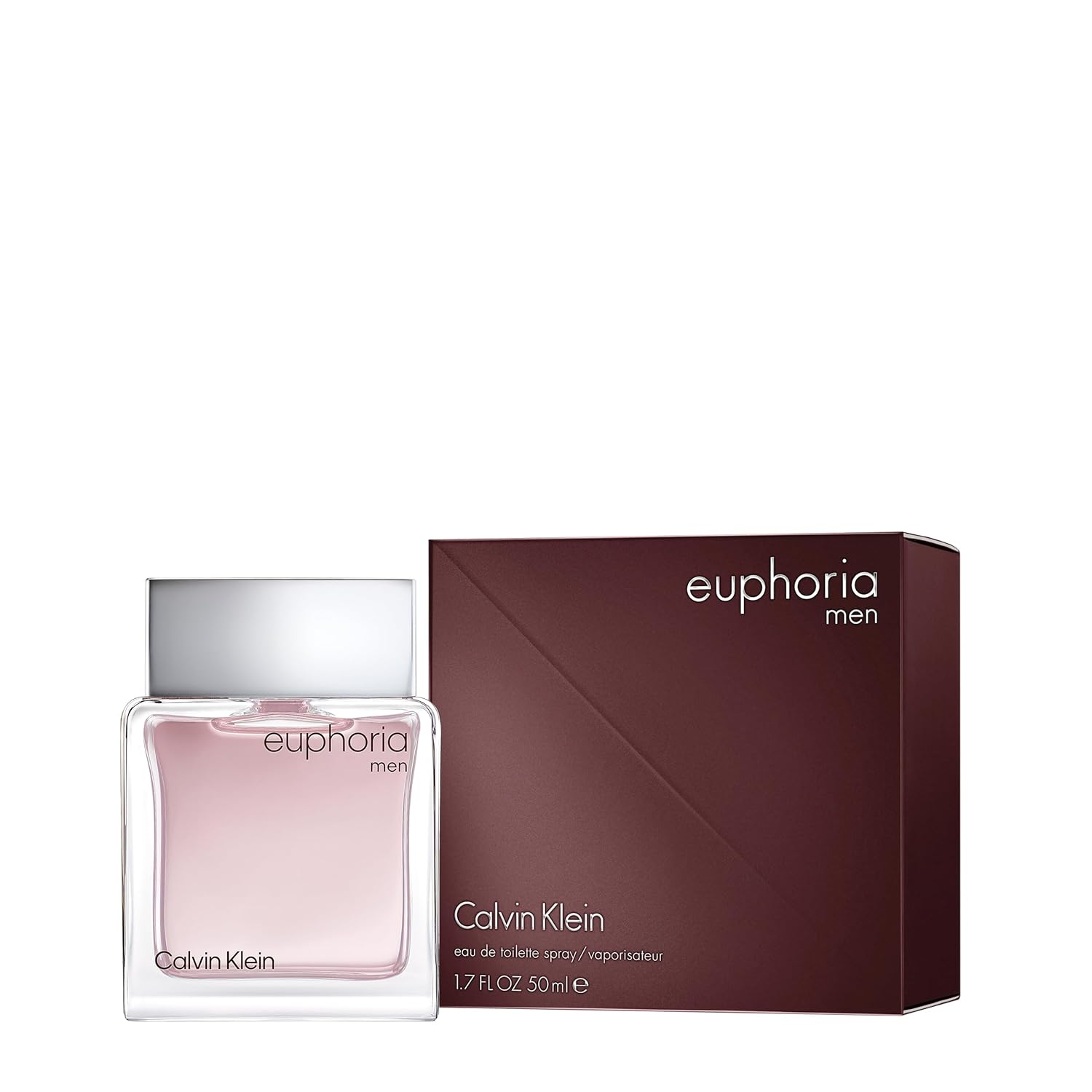 Calvin Klein Euphoria Eau de Toilette  Chypre Men’s Cologne  With Notes of Ginger, Black Basil, Patchouli & Amber  Long Lasting Fragrance