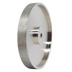 Muela abrasiva CBN, diámetro 8″ x 1″ ancho con eje de 12″, muela abrasiva de diamante para afilar acero de alta velocidad, grano 80 Muela abrasiva CBN, diámetro 8″ x 1″ ancho con eje de 12″, muela abrasiva de diamante para afilar acero de alta velocidad, grano 80