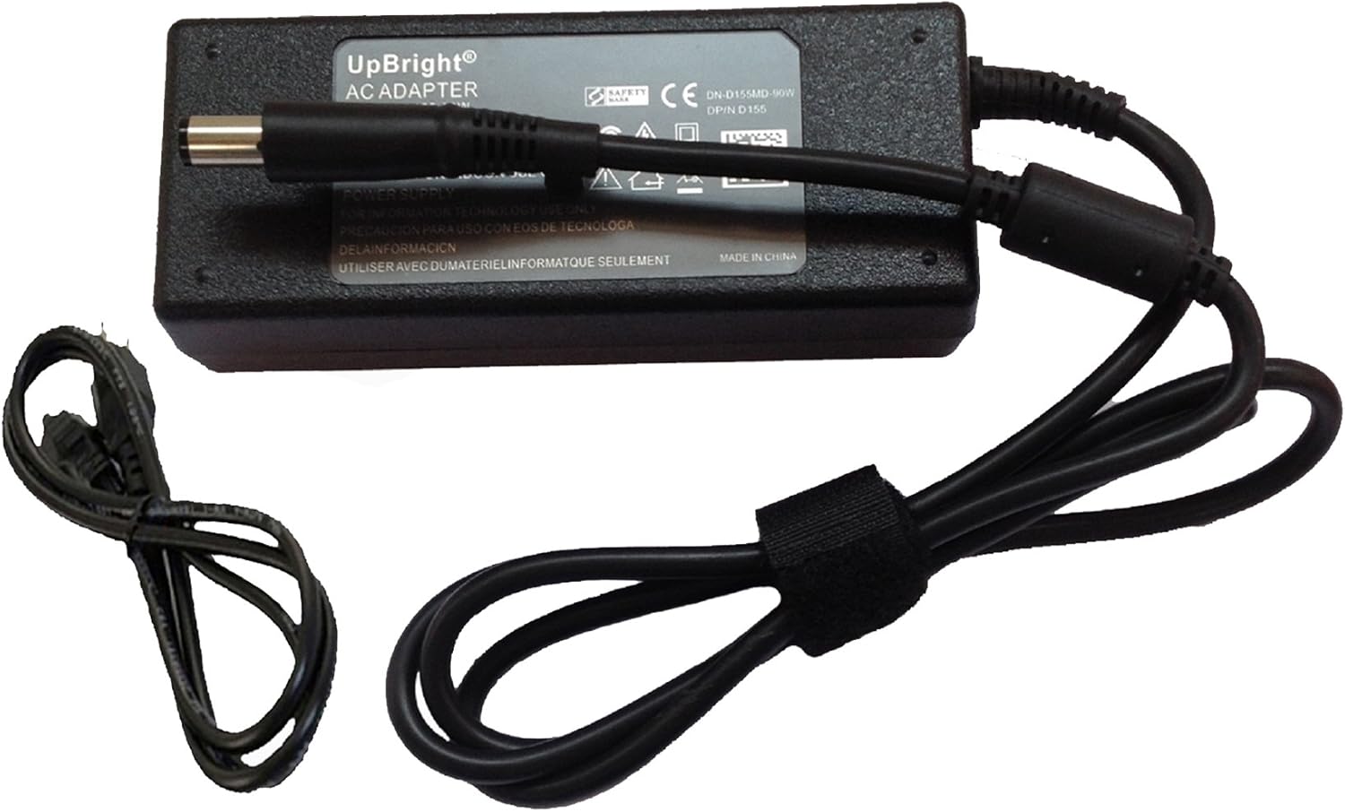 UpBright Adaptador de CACC compatible con HP Pavilion 32 V1M69A#ABA 34f 6JM50AA OMEN 27i HSD-0048-L Monitor 27-n113w N0A92AA TouchSmart 22-C0083W