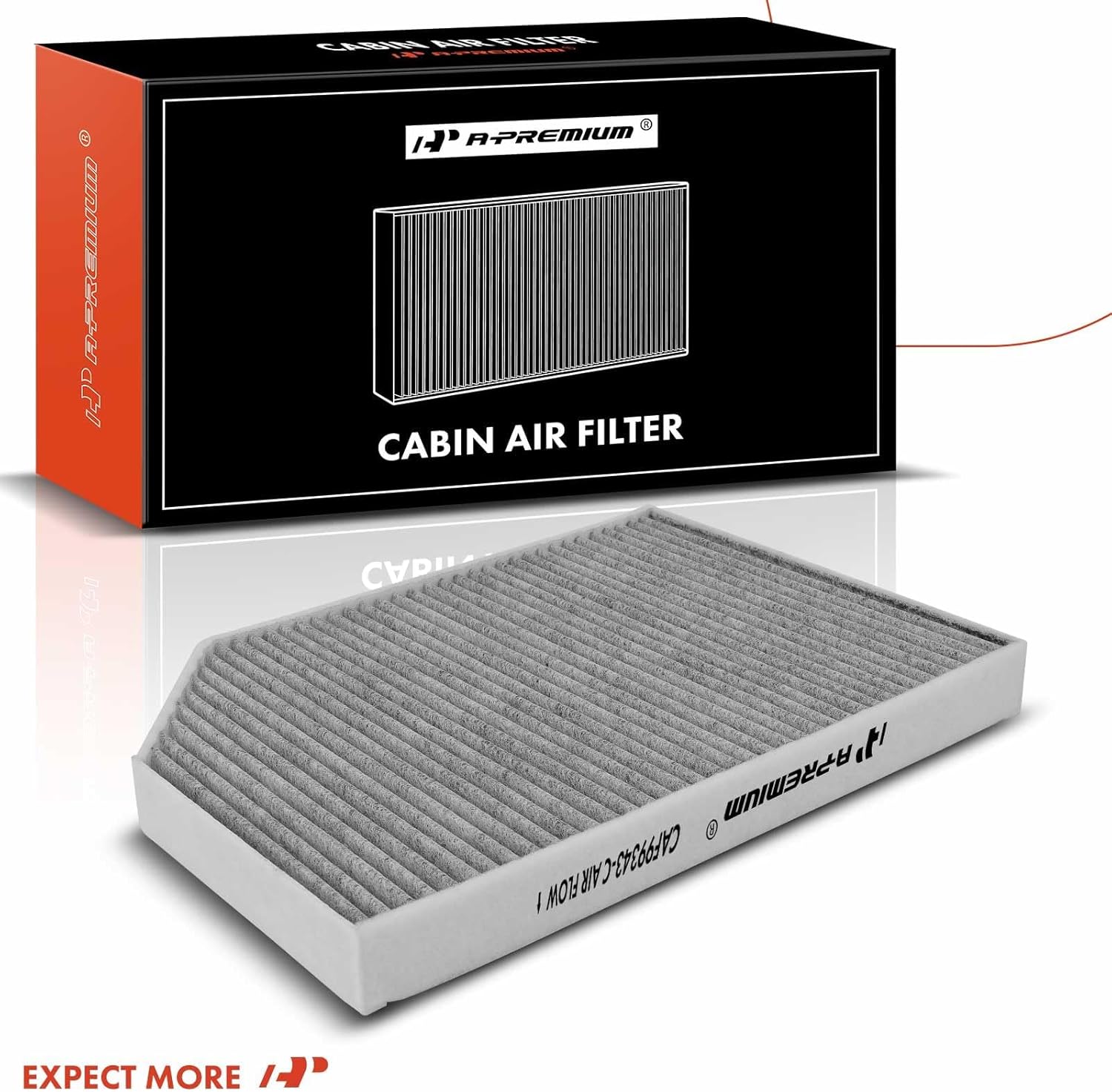 A-Premium Filtro de aire de cabina con carbón activado compatible con Porsche Panamera 2017-2021 2.9L 4.0L, Panamera 2019-2020 3.0L, Panamera