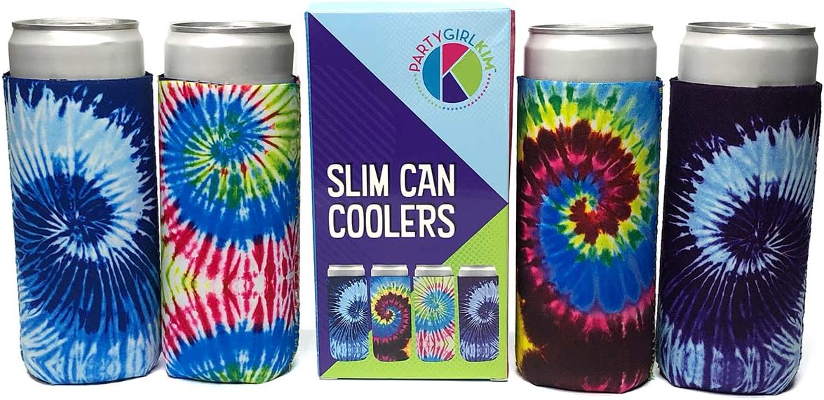 Slim – Enfriadores de latas  Enfriador de latas delgado con aislamiento de neopreno para latas altas y delgadas de 12 onzas como seltzers