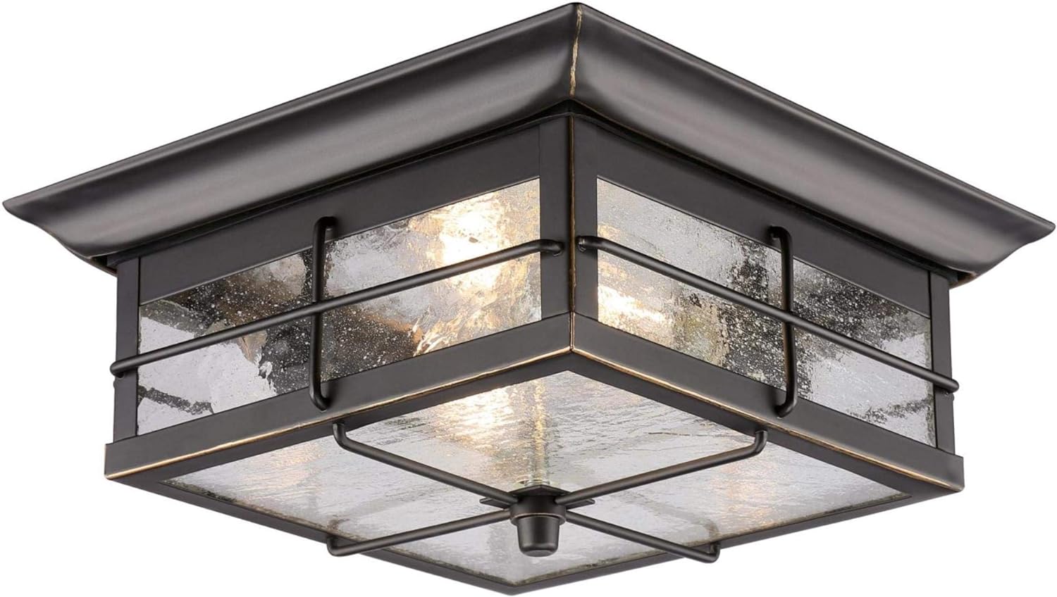 Westinghouse Lighting 6204800 Orwell – Lámpara de 2 luces y montaje empotrado para exteriores