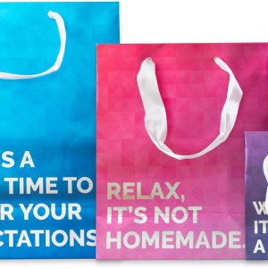 Prank-O – Bolsas de regalo novedosas, paquete de 3, Bueno, no es un cachorro, relájate, no es casero, ahora es un buen momento para reducir tus Prank-O – Bolsas de regalo novedosas, paquete de 3, Bueno, no es un cachorro, relájate, no es casero, ahora es un buen momento para reducir tus