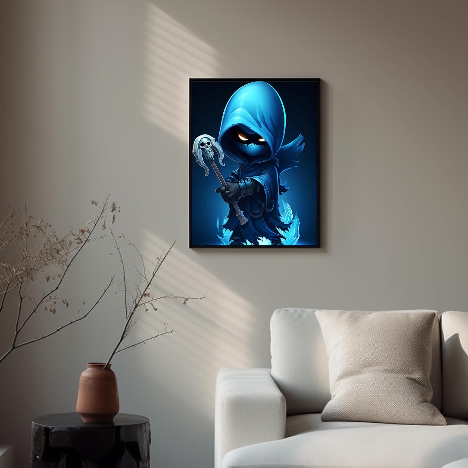 Xujinsongg Kit de pintura de diamante 5D, kit de pintura digital, tema de dibujos animados de anime para bricolaje, imagen artística completa de
