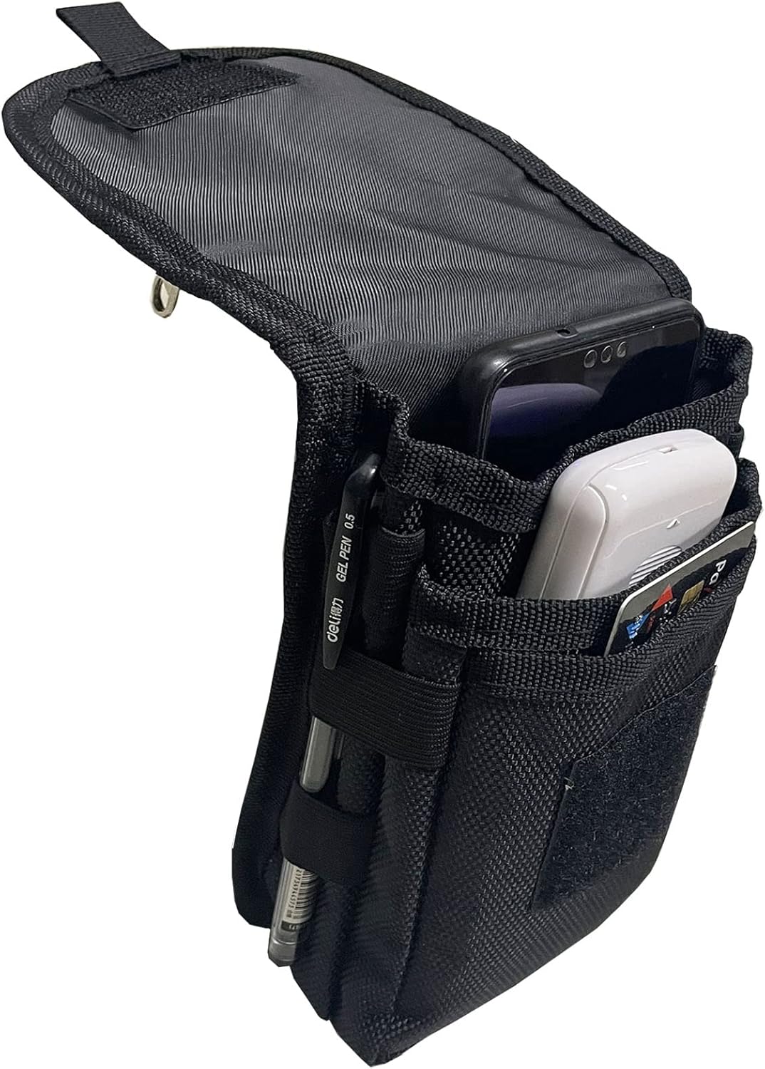 Funda doble para teléfono celular, bolsa táctica para teléfono, soporte multiusos para teléfono celular para hombres, bolsa grande para teléfono
