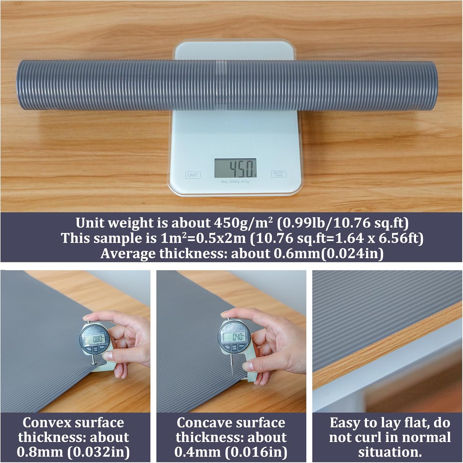 Hersvin Shelf Liners – Alfombrillas de EVA para cajones, 24 x 20 pies, protector de armario, forro de gabinete de cocina, forro para nevera (rayas