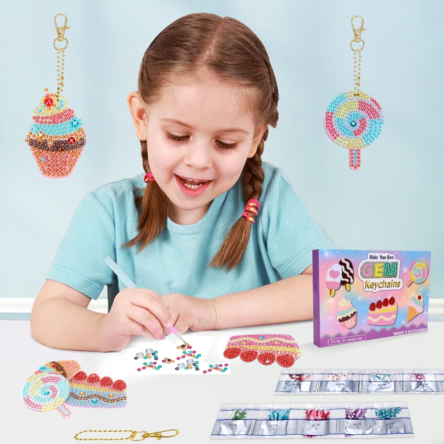 Manualidades para niñas de 8 a 12 años kits de arte de diamantes para niños de 6 a 12 años  Ideas de regalo para niñas de 4 5 6 7 8 9 10 11 12