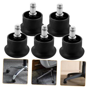 FUNOMOCYA 5 piezas de silla de oficina, sin ruedas, cilindro de repuesto para silla estacionaria, ruedas de repuesto para silla de oficina, tapón, FUNOMOCYA 5 piezas de silla de oficina, sin ruedas, cilindro de repuesto para silla estacionaria, ruedas de repuesto para silla de oficina, tapón,