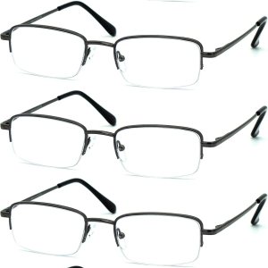 Autojouls Lentes de lectura para hombres y mujeres, muy ligeros, con bisagra de resorte, lentes transparentes, gases para computadora Autojouls Lentes de lectura para hombres y mujeres, muy ligeros, con bisagra de resorte, lentes transparentes, gases para computadora