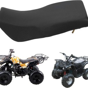Asiento ATV, almohadilla de montaje de asiento cuádruple, esponja suave incorporada, universal para motocicleta de 4 ruedas de 110-125 CC Asiento ATV, almohadilla de montaje de asiento cuádruple, esponja suave incorporada, universal para motocicleta de 4 ruedas de 110-125 CC