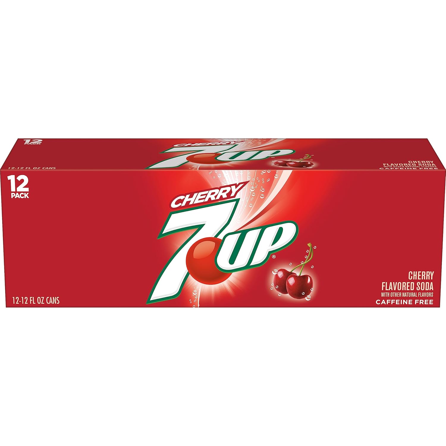 7UP Soda con sabor a cereza, latas de 12 onzas líquidas (paquete de 12)