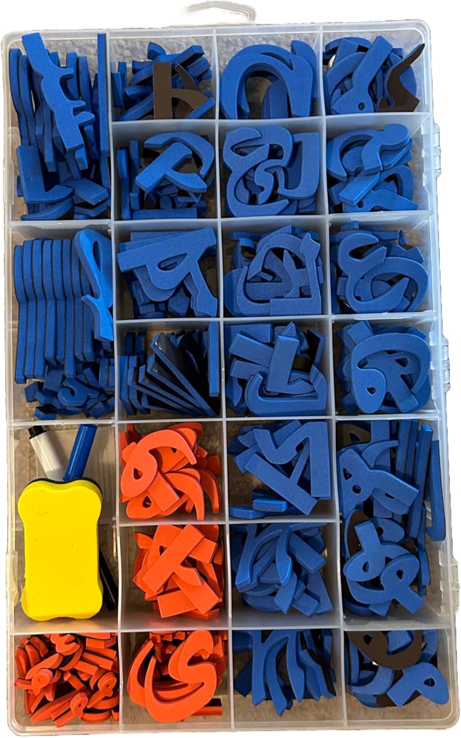 Letras magnéticas del alfabeto árabe, tamaño grande, juego de 350 piezas