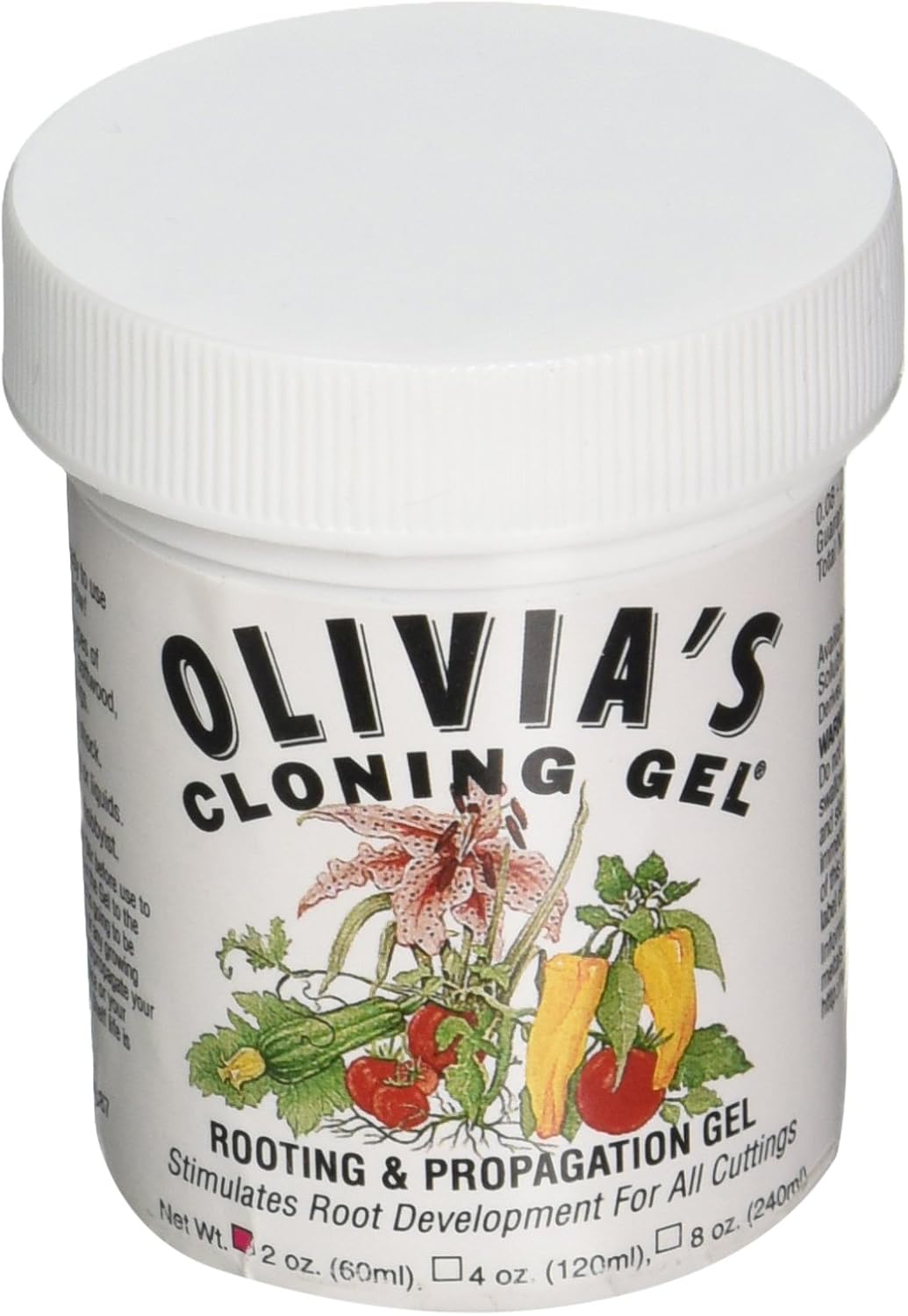 Hydrofarm Solution OCG1 Gel de clonación Olivia para fertilizantes de plantas, 2 onzas, natural