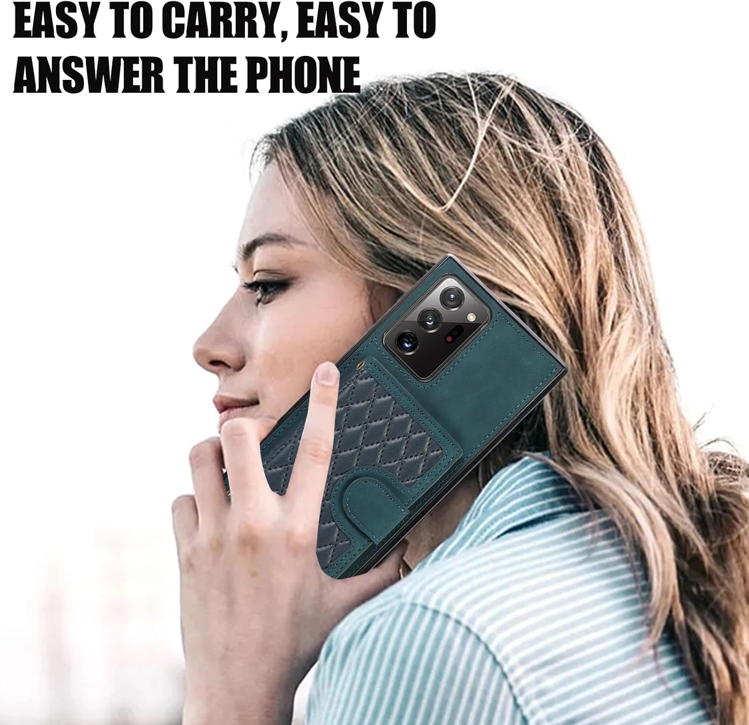 Asuwish Funda para teléfono Samsung Galaxy Note 20 Ultra 5G con protector de pantalla de vidrio templado, correa cruzada, tarjetero para celular